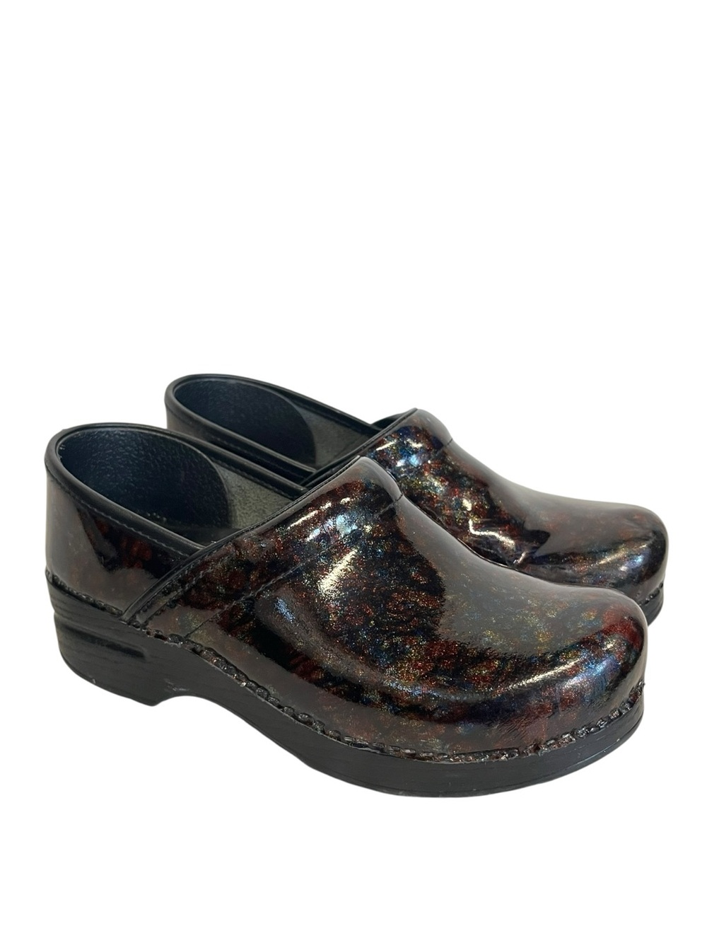 Dansko | Multicolor Iridescent Clogs 38 7.5-8
